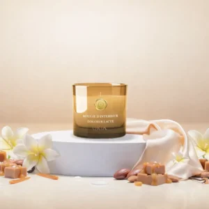 bougie parfumée Douceur Lactée ORIA parfum amande lait toffee vanille
