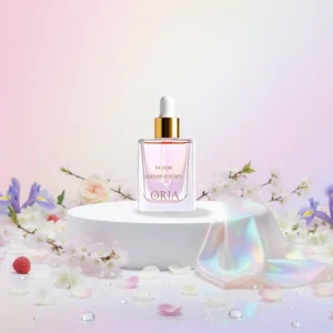 élixir Jardin d’Eden ORIA parfum d’ambiance framboise pivoine jasmin fleur de cerisier diffuseur électrique