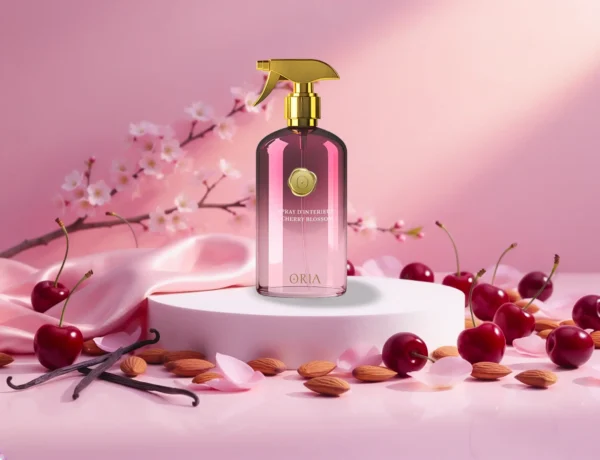spray d’intérieur Cherry Blossom ORIA parfum d’ambiance cerise amande fleur de cerisier