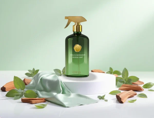 spray d’intérieur Zéphyr Vert ORIA parfum d’ambiance basilic thé vert bois de santal